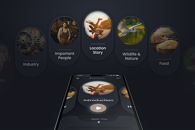 DriveStories.com ai app automotive design drivestories hmi roadtrip stories travel ui