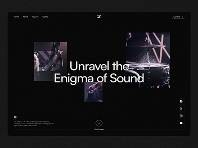 10SY Music - An interactive Hero Concept