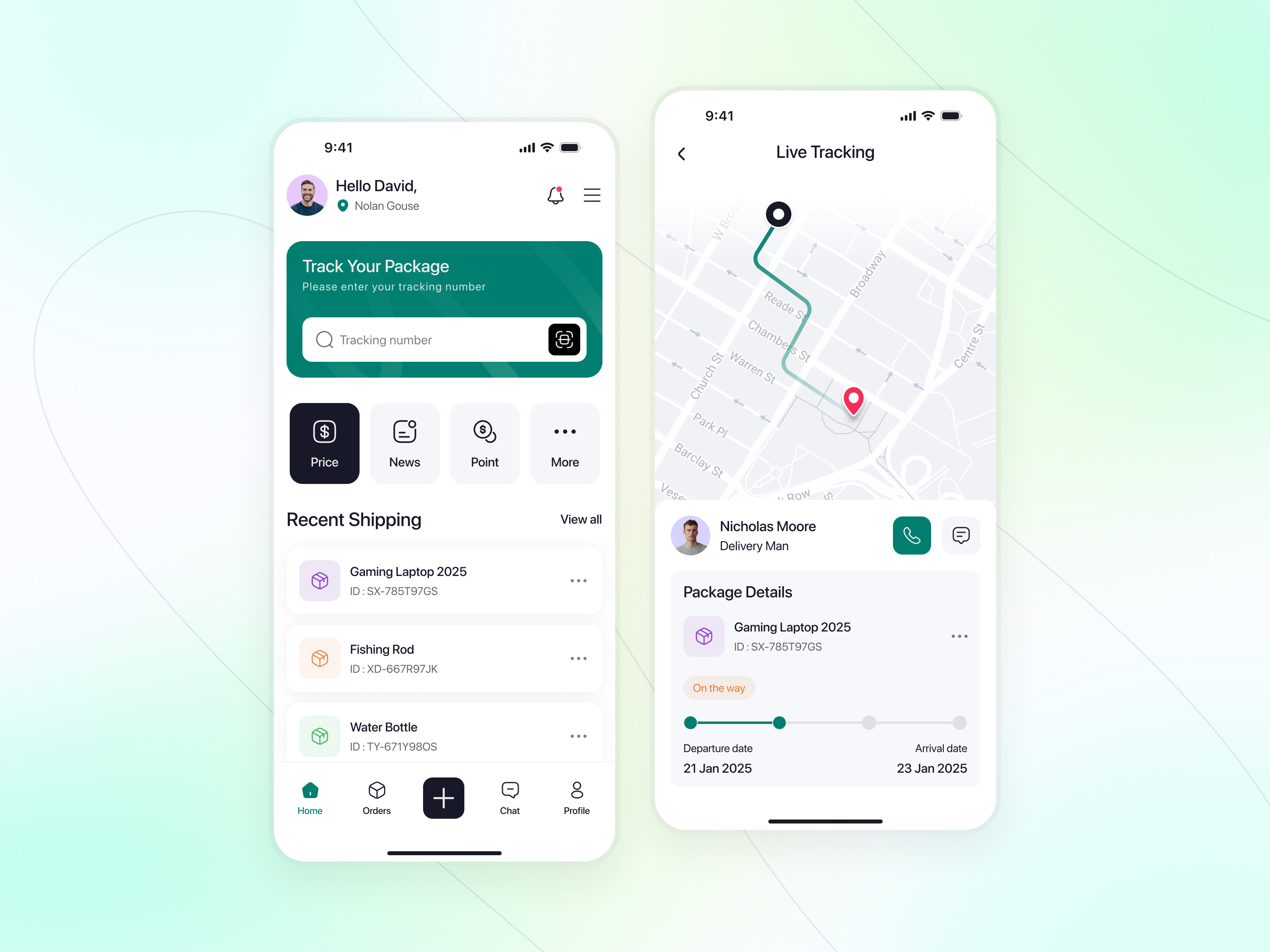 Parcel Delivery Mobile App Design app app design cargo container courier deliver delivery service delivery status delivery truck design location logistic parcel shipping tracker tracking ui uidesign uiux ux