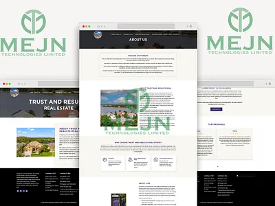 Real Estate Website UI & UX Design 3d animation branding graphic design motion graphics ui