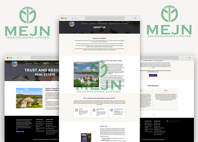 Real Estate Website UI & UX Design 3d animation branding graphic design motion graphics ui