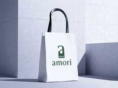 AMORI - Luxury Brand Identity 3d armani bag brand design branding clothing brand ecommerce brand graphic design handbag logo logo design luxury luxury brand olive
