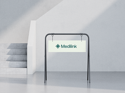 Medilink - HealthCare Brand Design 3d brand design brand identity branding clinic doctors graphic design health health logo healthcare logo logo design logo redesign medical