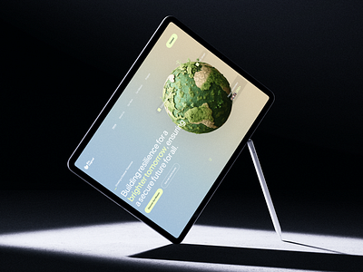 BioLogical - Landing Page Design 3d website bio website earth eco website environment environment website globe green green website interactive interactive website landing page design nature nature website plant website plants ui