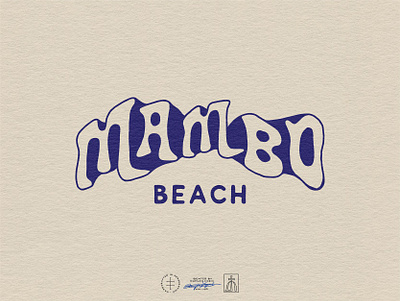 Mambo Beach Lettering brand design brand identity branding branding design groovy hand drawn hand lettering handdrawn identity design lettering logo logo design logotype retro type typography vintage visual identity wordmark