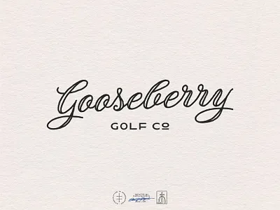 Goosberry Golf Co. Logotype brand design brand identity branding branding design golf golfing hand drawn hand lettering identity design lettering logo logo design logotype script type typographic typography vintage visual identity wordmark