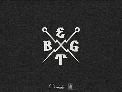 Electric Tattoo Submark brand design brand identity branding branding design hand drawn hand lettering identity design lettering logo logo design monogram needle studio tattoo type typographic typography vintage visual identity