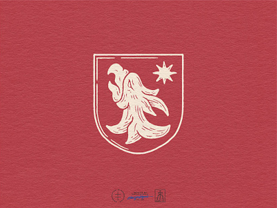 Phoenix Goods Emblem badge bird brand design brand identity branding branding design crest eagle emblem hand drawn heraldry identity design illustration logo logo design phoenix star traditional vintage visual identity