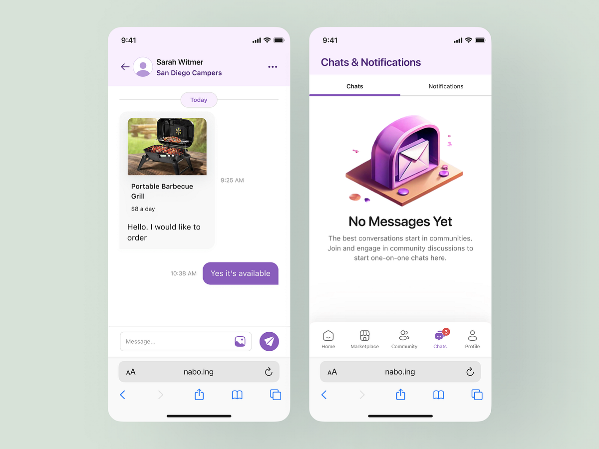 UI/UX Mobile App Design for a Camping Community App + E-commerce Image 4