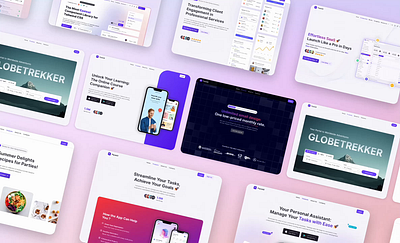 All-in-One Hero Sections – FlyonUI dashboard dribbble figma figmauikit flyonui hero hero inspiration hero section landing landing page launch now product design uikit web design webui