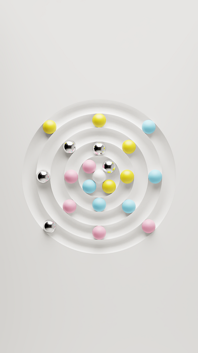 Circles 3d animation candy cgi design motion graphics pink render rendering sweet ui