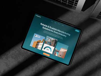 Manufacture Website UiUx Design b2b business brand company website design hero section ui home page industry industry ui landing page manufacture manufacture company manufacture hero manufacture ui manufacture uiux manufacture website manufacturing web design minimal design modern uiux web design