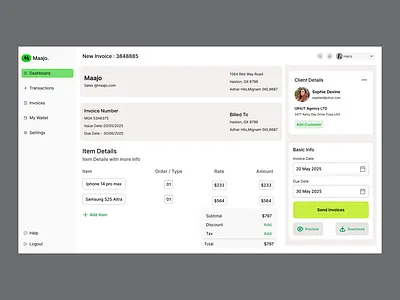 E-mail Receipt - Daily Challenge 11 ui