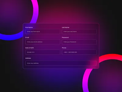 Glassmorphism figma glassmorphism ui