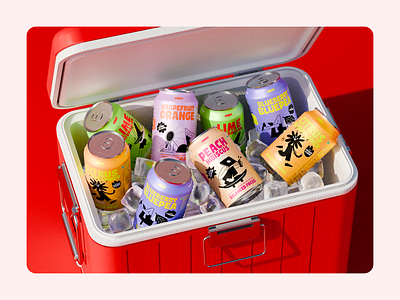Elder - 3D Product Visualisation 3d modelling 3d render 3dproduct design aboxagency blender design illustration liquidcan realisticdesign realisticproduct rendering softdrinkcan sparklingwatercan