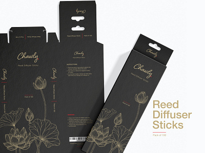 Chawly | Reed Diffuser Sticks a content amazon brand guide brand guidelines brand identity branding design fragrance graphic design illustration logo logo design packaging reed diffuser stationery ui uiux ux vector web design