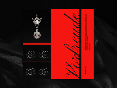 VORFREUDE — Campaign. banner banner design brand brand campaign brand identity branding campaign design elegance graphic graphic design jewellery jewelry luxury poster poster design silver ui ux vorfreude