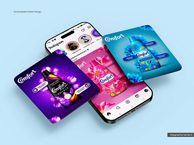 Comfort fabric liquid poster design's... adobe photoshop brand poster branding comfort comfort brand poster design comfort fabric liquid poster design graphic design graphics photoshop product manipulation social media ads social media poster design ui