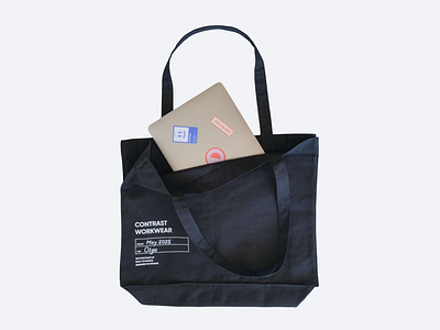Swag - tote bag apparel bag branding contrast design fashion getcontrast identity laptop pack print shopper sticker stickers swag tote tshirt wear