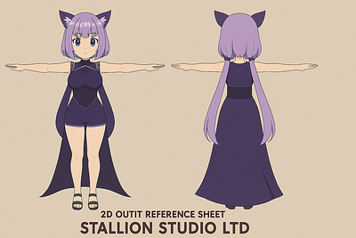 Name: Yurei Kitsune Platform: VRChat 3d anime blender branding cartoon design open for commission rig stallion studio limited vrchat