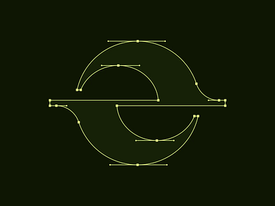'e' lettermark - behind the scenes abstract logo ai logo ambigram logo brand design brand identity branding e e logo geometric logo lettermark logo logo grid minimalist logo monogram startup logo tech logo wave logo