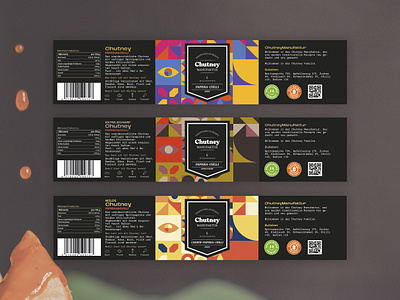 Chutney Manufaktur - Branding & Packaging branding chutney design dip geometrical german graphic design illustration jar label labels mass modern motion pack packaging sauce shelves supermarket work