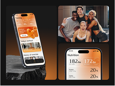 UX/UI Mobile App Design for Fitness and Training | Masterly app design brand identity branding fitness app graphic design healthcare mental performance mobile app mobile design modern design responsive design soft colors training app ui uiux uiux design user centered ux workout tracking