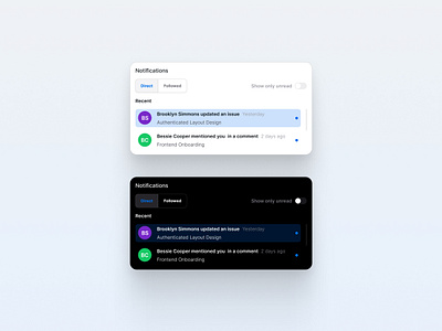 Notification UI Component ui