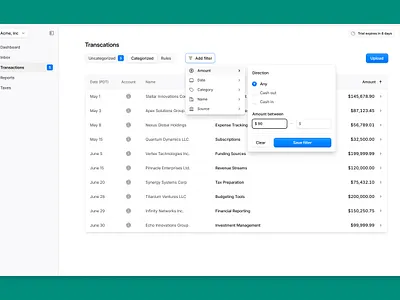 Finta: Filters design icons interface product ui ui user experience user interface ux