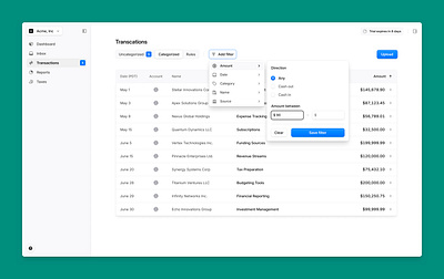 Finta: Filters design icons interface product ui ui user experience user interface ux