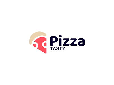 Pizza logo concept brand branding design graphic design illustration logo motion graphics ui ux vector