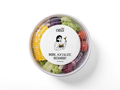 Brand identity for a coworking cafe in Dubai branding cafe design graphic design identity illustration logo package