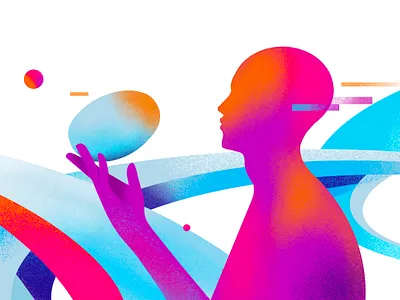 illustrations for website ai design editorial illustration flat future illustration minimal people vector