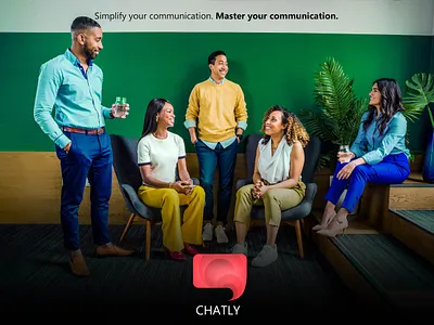 Chatly - Web Design & Branding banner brand brand identity branding design graphic graphic design identification identity logo markeitn ui ux web web design website website design