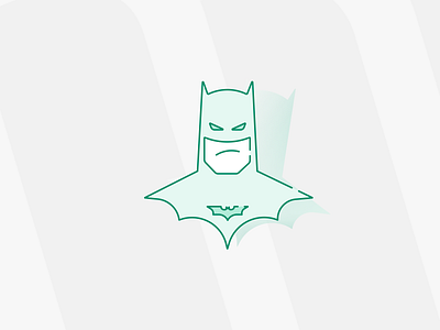 Bat who? design graphic design icon illustration monochromatic vector