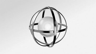 Infinite Motion - Processing 3d ai animation artificial intelligence atom chrome circle interaction loop metallic molecule motion graphics process sphere ui voice ai