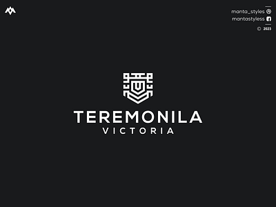 TEREMONILA VICTORIA app branding design icon illustration letter logo minimal tv logo ui vector vt logo