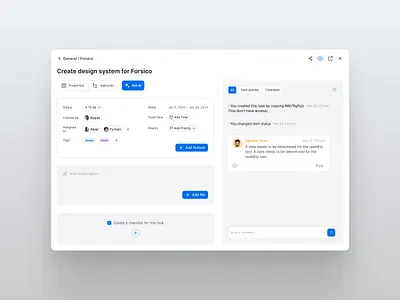 🚀Task Detail Module ui