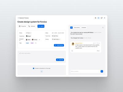 🚀Task Detail Module ui