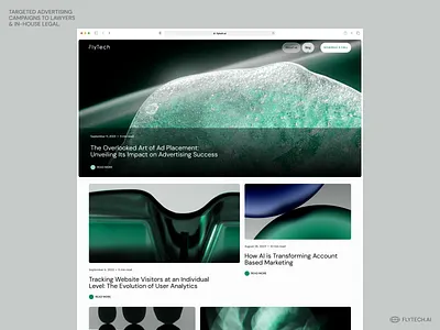 FlyTech - Blog best web design blog page design legal tech company modern blog page modern website tech company website ui