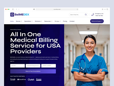 Medical Billing Website Design