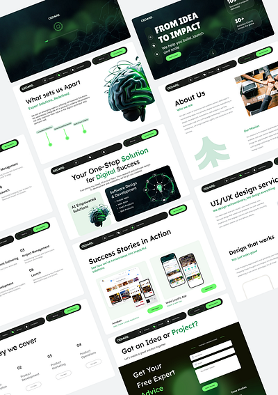 Business Website Design | UI UX Website Design business website digital website home page it agency landing page portfolio design software agency ui website design