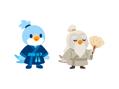 Swallow Characters 02 bird character china chinese chinese culture cute education flat illustration kids language stickers studying swallow vector