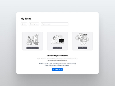 🚀 Welcome Screen & First Interaction Flow ui