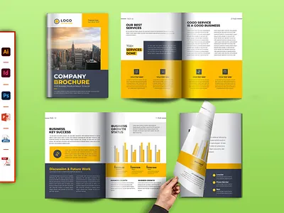 Modern Company Profile & Brochure Design | Corporate Branding profile design inspiration