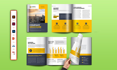 Modern Company Profile & Brochure Design | Corporate Branding profile design inspiration