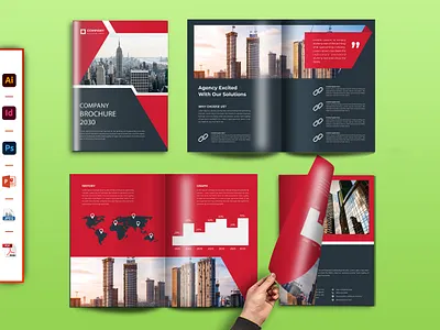 Company Profile Design | Modern Business Brochure Template graphic design portfolio