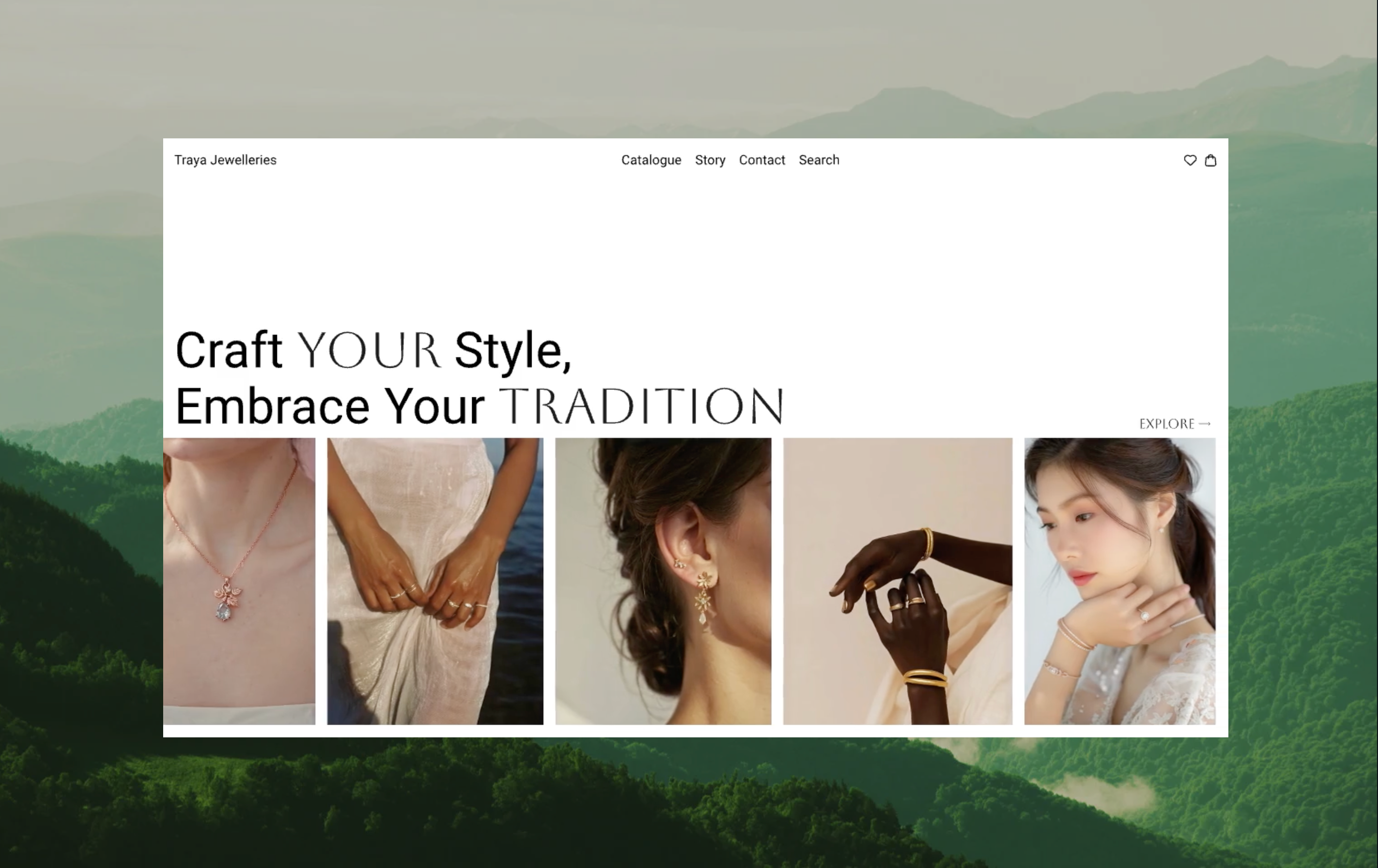 Minimal Landing Hero | Ecommerce animation design figma framer jewellery website minimal hero minimal jewellery website minimal landing page modern ecommerce website ui ux ux design website design