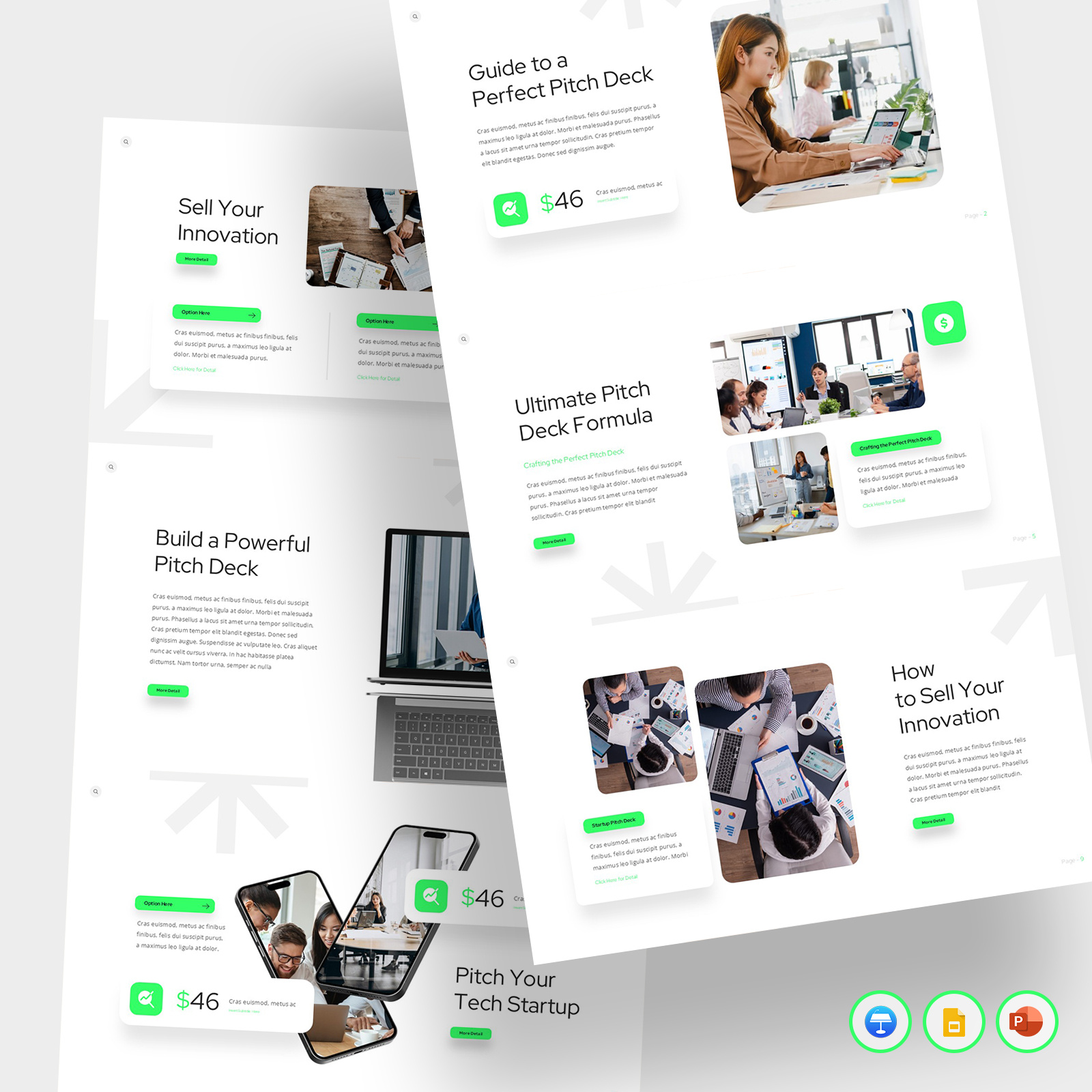 Pitch Deck Presentation branding business creative design graphic design marketing pitch deck powerpoint presentation professional slides template templates ui visual