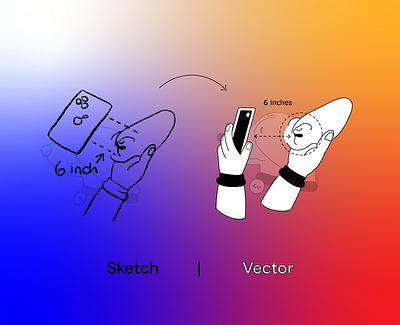 From Sketch to Vector | Part II petcare app care design dog illustration motion sketch vector